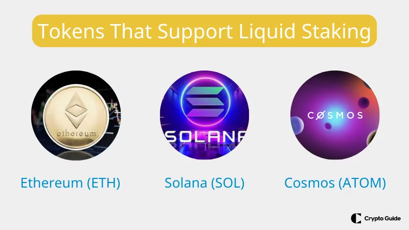 Token, die Liquid Staking unterstützen
