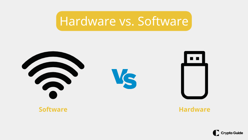 Vergleich-zwischen-Hardware-Geldbörsen-und-Software-Geldbörsen