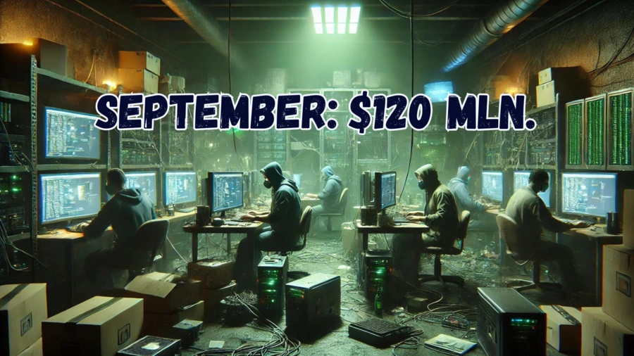 September 2024: 120 Mio. USD durch Krypto-Hacks verloren